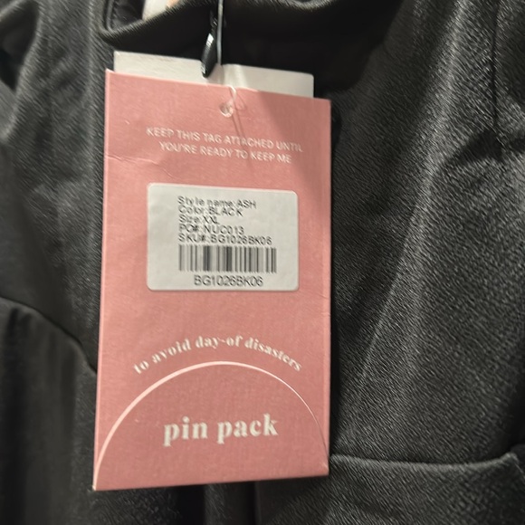 Birdy Grey ASH DRESS CREPE BLACK NEW NWT BRIDESMAID WEDDING - Picture 7 of 8